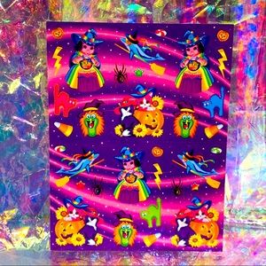 LISA Frank PIGARELLA FORTUNE TELLER sticker sheet